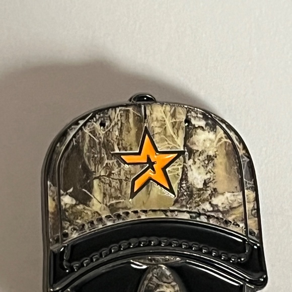 Houston Astros Camo Skull Hat Pin Pins Streetwear Hats Bag Fitted New Era - Picture 2 of 8
